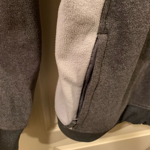 NorthFace TKA 100 Grey Full Zip Jacket - Picture 2 of 5